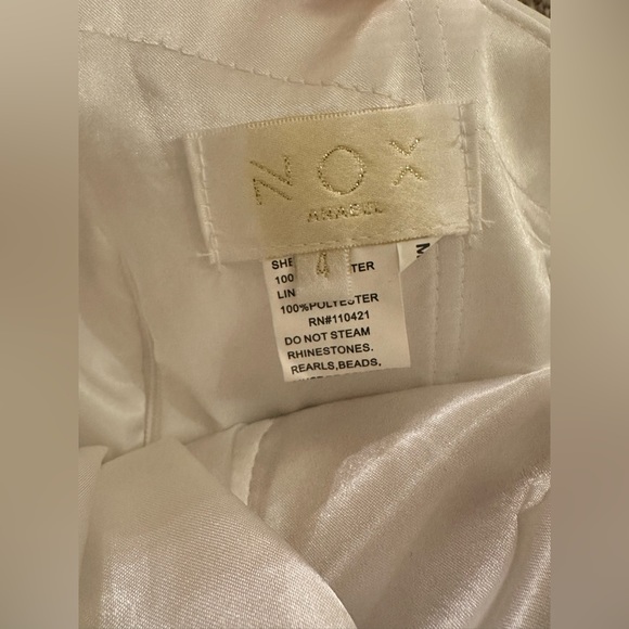 White Formal Maxi Dress - Picture 3 of 3